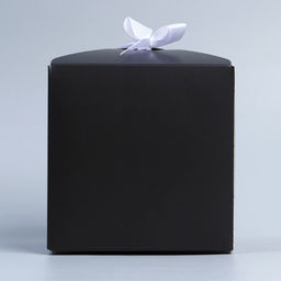 Цена за 2 шт. Коробка подарочная складная, упаковка, «Чёрный», 12×12×12 см