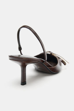 SLINGBACK SHOES WITH BOW - Zara фото 13