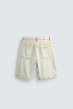 BERMUDA DENIM BAGGY FIT / Azul claro - Zara фото 8