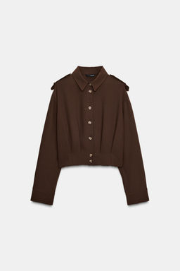 SHIRT WITH SHOULDER TABS