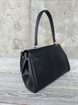 Женская кожаная сумка-портфель 8399-2 Черный - Sergio valentini фото 3