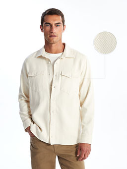 Regular Fit Uzun Kollu Gabardin Erkek G?mlek