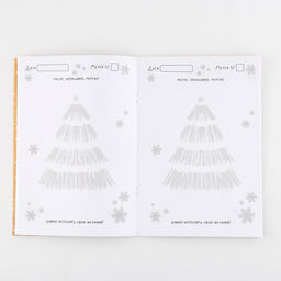 Блокнот детский, А5, 32 листа, со скретч слоем - пожелания и задания на форзацах «Новогодняя сказка»