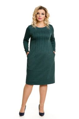 Платье 978 зеленый меланж - Novita фото 2
