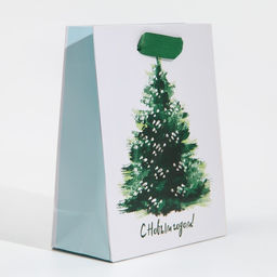 Цена за 2 шт. Пакет подарочный новогодний ламинированный «Морозная свежесть», 12 х 15 х 5.5 см