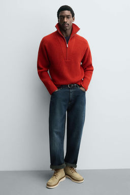 LEATHER LACE-UP BOOTS