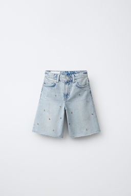 BERMUDA DENIM JOYAS / Azul claro