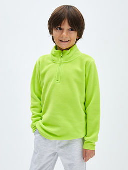 Dik Yaka Polar Erkek ?ocuk Sweatshirt