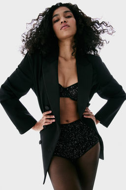 Sujetador balconette con lentejuelas - H&m фото 2