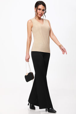 Топ с люрексом золотистый - Dstrend фото 3