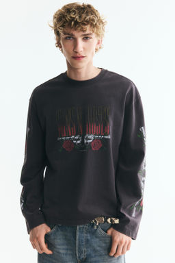 Camiseta de manga larga en algod?n Relaxed Fit - H&m фото 8