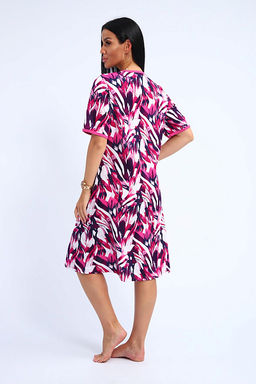 Халат женский на молнии с карманами (01057, синий) - Плиона фото 30