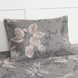 Постельное бельё 1,5сп Экономь и Я Leaf fall, 143х215см, 145х214см, 50х70см-1шт, микрофибра, 60г/м2  фото 2