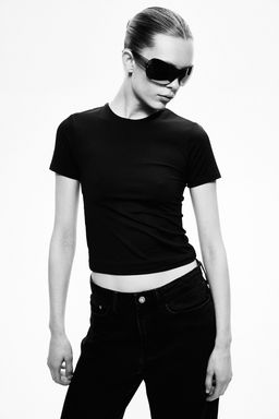 Petite Length Wide Ultra High Jeans - H&m фото 3