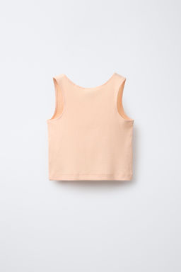 3-PACK OF RIBBED RACERBACK T-SHIRTS - Zara фото 3
