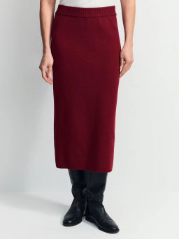 Трикотажная юбка миди / Zarina