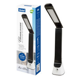TLD-564 White-Black/LED/500Lm/3000-6000K/Dimmer/NightLight Светильник настольный с ночником, 8W. Сенсорный выключатель. Диммер. Белый с черным. ТМ Uniel - Volpe фото 26