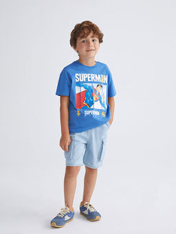 Superman Bask?l? Erkek ?ocuk Ti??rt