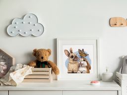 Klart набор для вышивания 8-522 Пушистые друзья 17.5 х 19 см