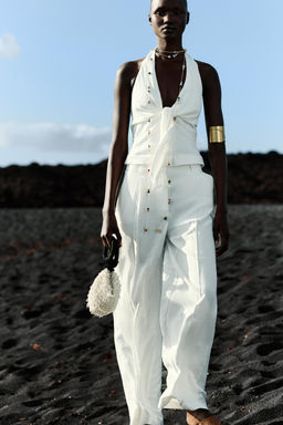 KNOT HALTER WAISTCOAT