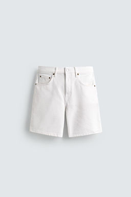 BERMUDA DENIM REGULAR FIT / Blanco roto - Zara фото 7