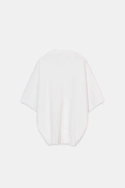 KNIT SHORT SLEEVE JUMPER WITH ASYMMETRIC HEM - Zara фото 5