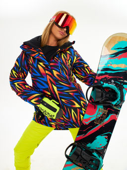 Женская горнолыжная сноубордическая куртка Alpha Endless Ultra Chaleur SNB 423/316_1 Разноцветный  фото 27