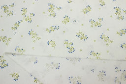 Сатин Хрупкие веточки цв.сливочный, ш.2.35м, хлопок-100%, 110гр/м.кв - Купава фото 5