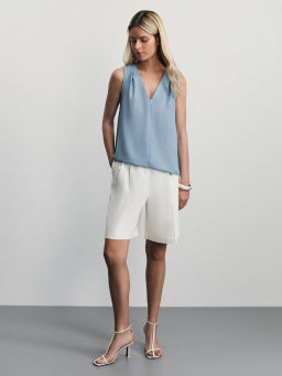 Блузка-топ с бахромой / Zarina  фото 2