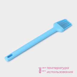 Кисть Доляна Люкс, силикон, 27?4.6?1 см, голубая  фото 3