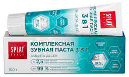 Зубная паста Комплексная Сплат Защита десен 3 в 1 100 г