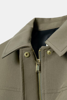 PLEATED HEM BOMBER JACKET - Zara фото 9