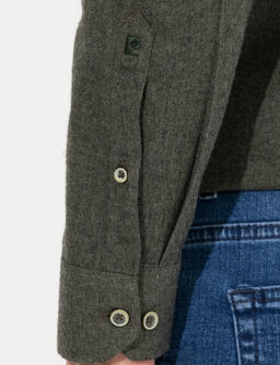 Haki Regular Fit Uzun Kollu G_mlek