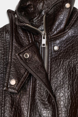 ZW COLLECTION FAUX LEATHER JACKET - Zara фото 14