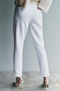 Z.01 HIGH-WAIST MOM FIT JEANS - Zara фото 5