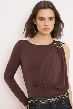 Kahverengi Tek Kol Aksesuar Detayl? Orme Body TPRSS26BD00008