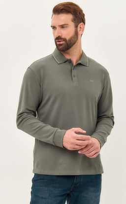 Поло д/р F421-07-702 olive - Fine joyce фото 7