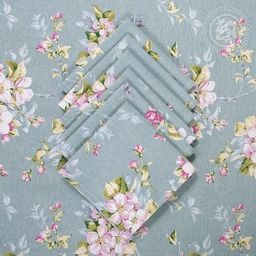 Столовый набор Живопись:скатерть 150*180 см.+6 салф. рогожка - Лен поволжья фото 2