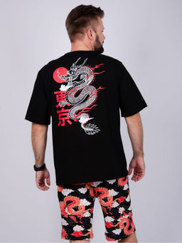 Костюм Драконы шорты, трикотаж - Малина фото 11