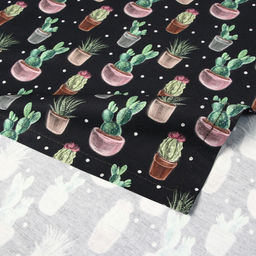 Скатерть «Этель» Succulents, 146×180 см, 100% хлопок, саржа 190 г/м²