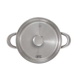 1746 GIPFEL Кастрюля SERENADE 24x15,5см/7л со стеклянной крышкой. Материал: нерж. сталь 18/10. Толщина 0,6мм  фото 6