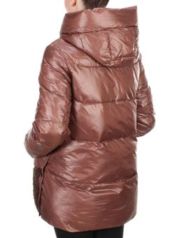 0706 BROWN Куртка зимняя женская PAR TEN (200 гр. холлофайбера) - Fashion фото 4