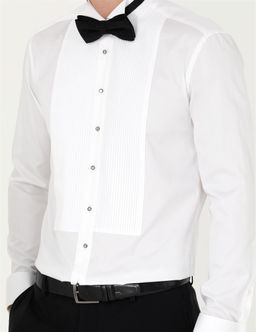 Beyaz Slim Fit Smokin G_mlek - Pierre cardin фото 6