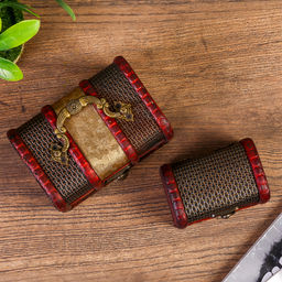 Набор шкатулок для украшений «Сундучок. Песочные часы», дерево, 2 шт.