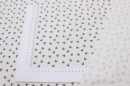 Плательный хлопок Сердечки на белом ш.1.5м, хлопок-100%, 115гр/м.кв - Купава фото 3