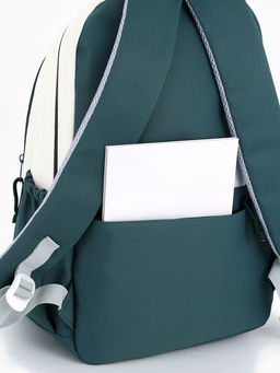 Рюкзак для девочки, для ручной клади, повседневный, с кошельком, 32×14×46 см, зелёный