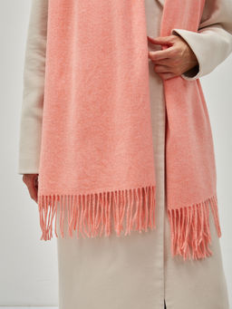 В составе шерсть и кашемир! теплый двусторонний палантин - Tantino фото 3