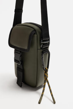 RUBBERISED CROSSBODY BAG - Zara фото 5