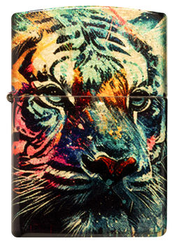 Зажигалка ZIPPO Нарисованный тигр | Painted Tiger 46145  фото 2