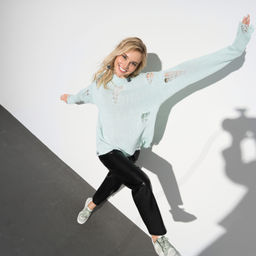 Джемпер Модный резонанс (mint)